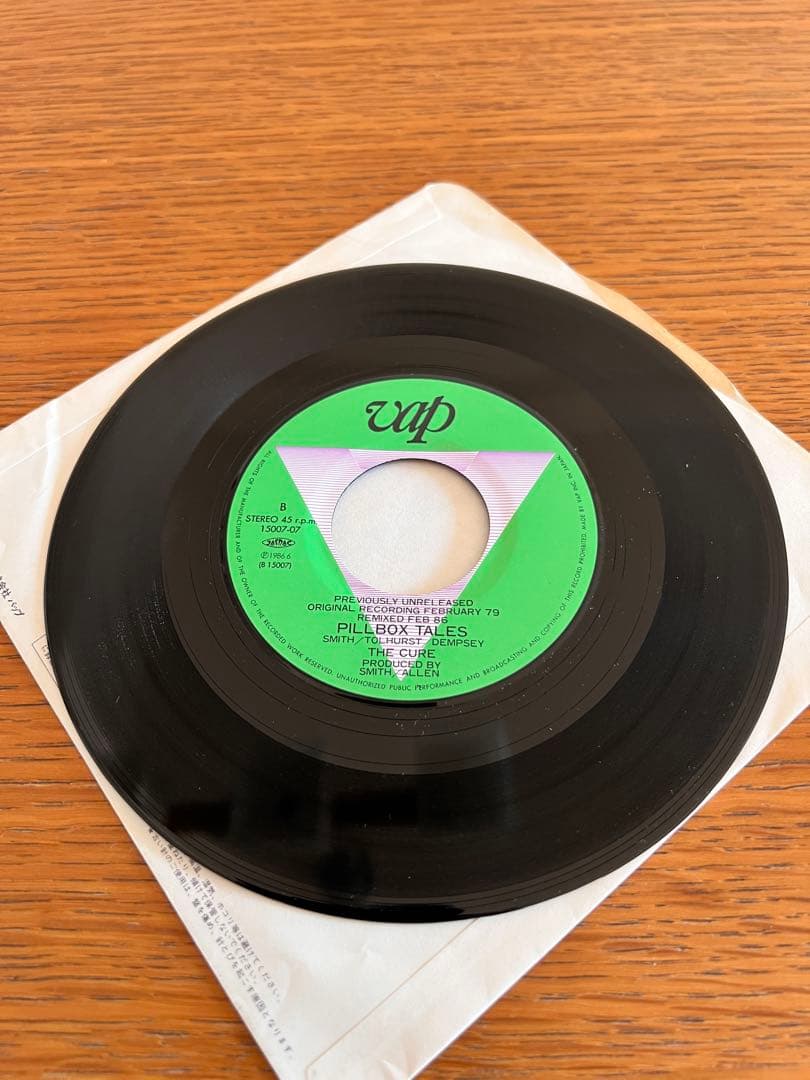 The Cure / Boys Don’t Cry 7inch (レコード)