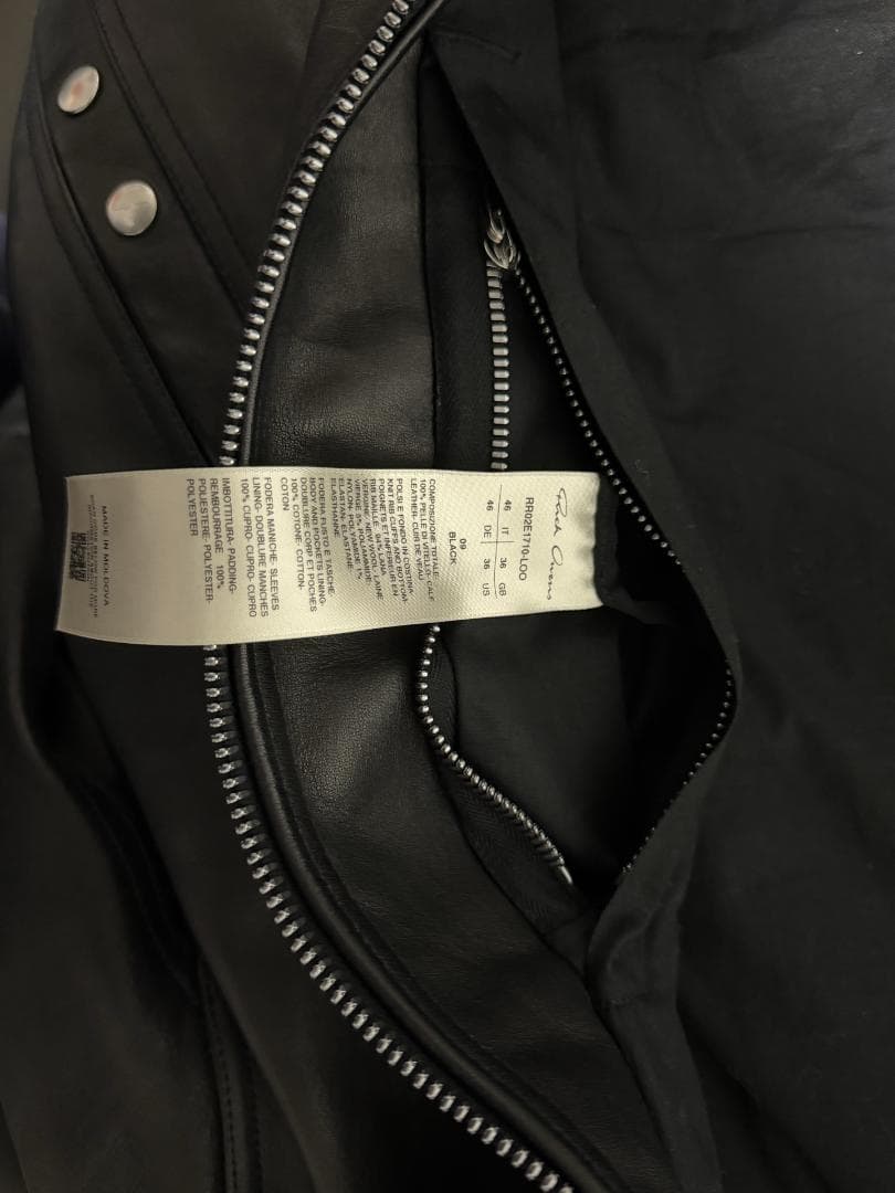 Rick Owens 2025 F/W期 レザージャケット