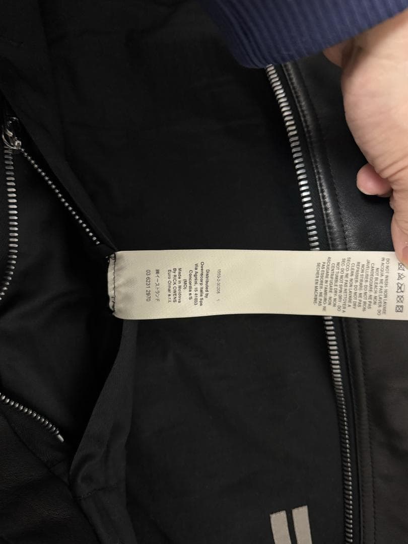 Rick Owens 2025 F/W期 レザージャケット