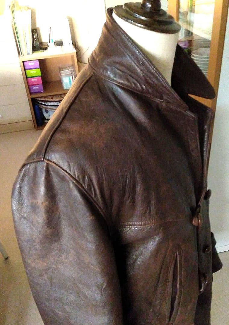 50s最終価格 マッキーノコート レザージャケット カーコート