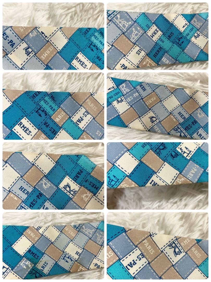 HERMES　エルメス　ボルデュックチェック　Bolduc au Carre