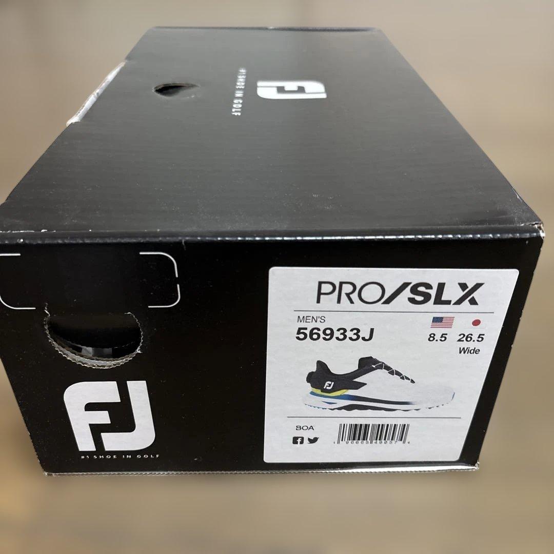 FOOTJOY プロSLX BOAゴルフシューズ (ホワイト/ネイビー)