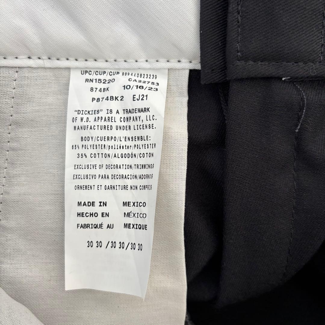 初販！キムタク着HTC × Dickies 874黒×黒30 新品 ディッキーズ