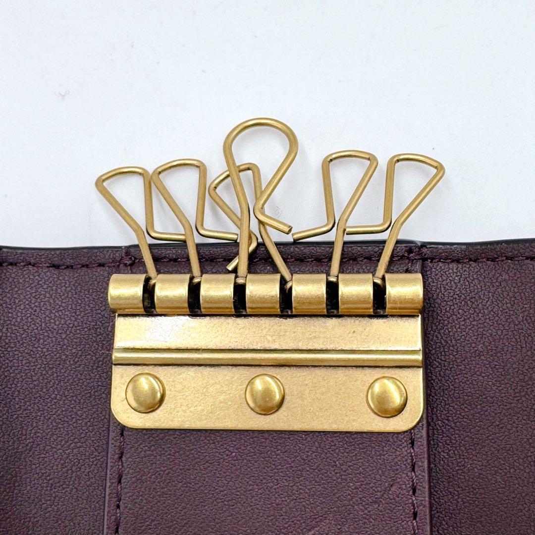 新品級✨ COACH　6連　キーリング　ホースアンドキャリッジ　キーケース