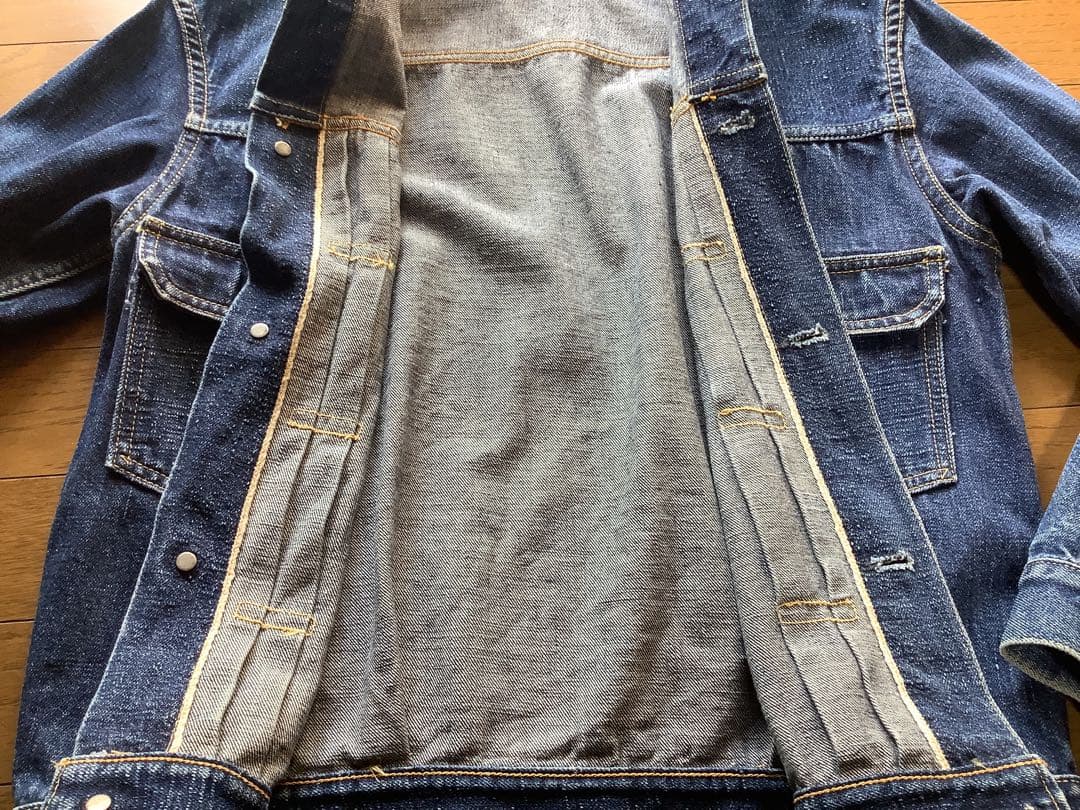 仕上がってます　Warehouse507タイプデニムジャケットサイズ40即戦力