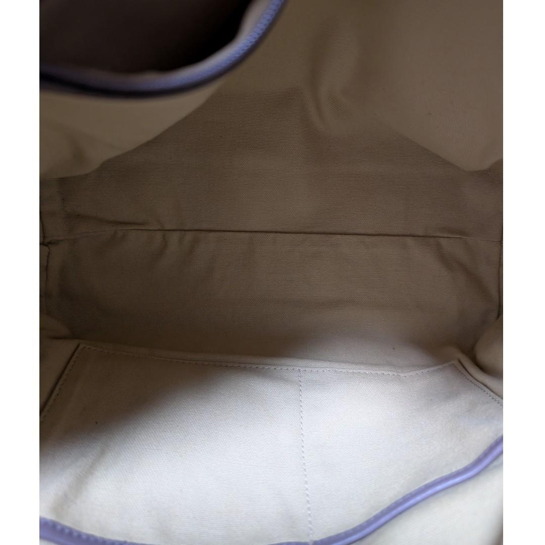 COCCINELLE 薄紫 レザー ハンドバッグ