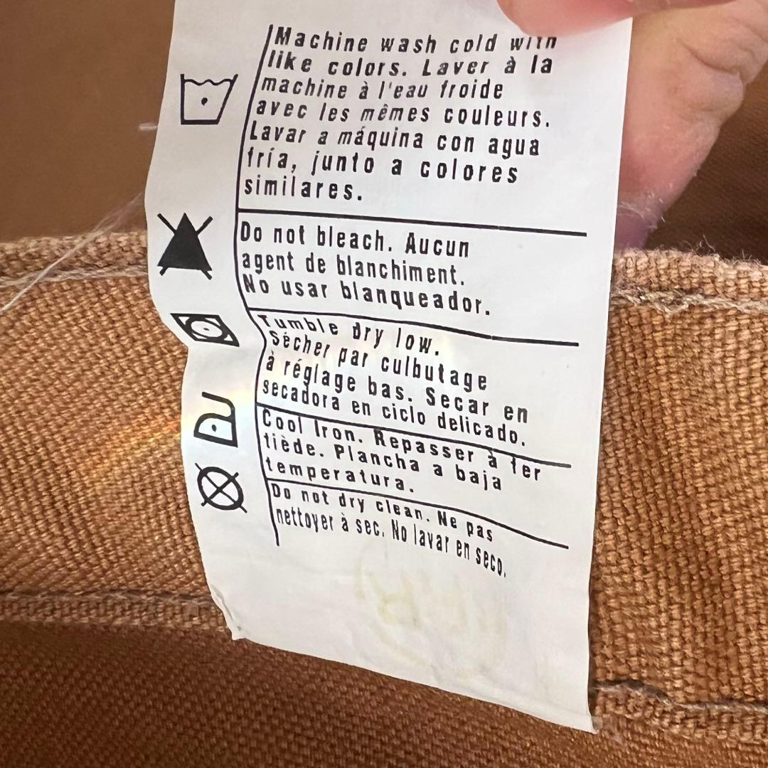 【USA製・極美品】カーハート ダブルニー B01 W31L32 ブラウン