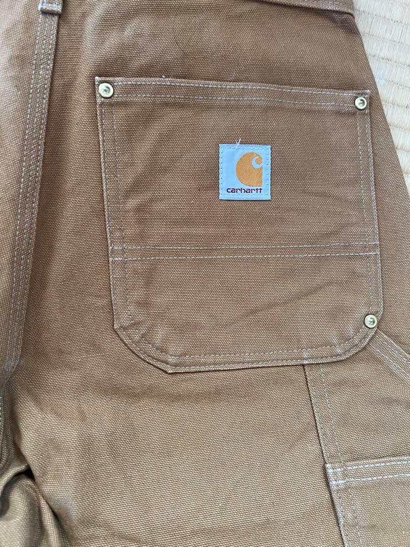 【USA製・極美品】カーハート ダブルニー B01 W31L32 ブラウン