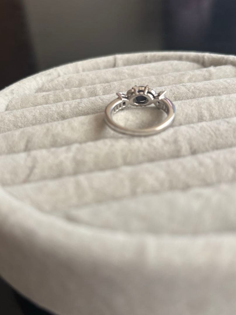 アレキサンドライトキャッツアイ　リング