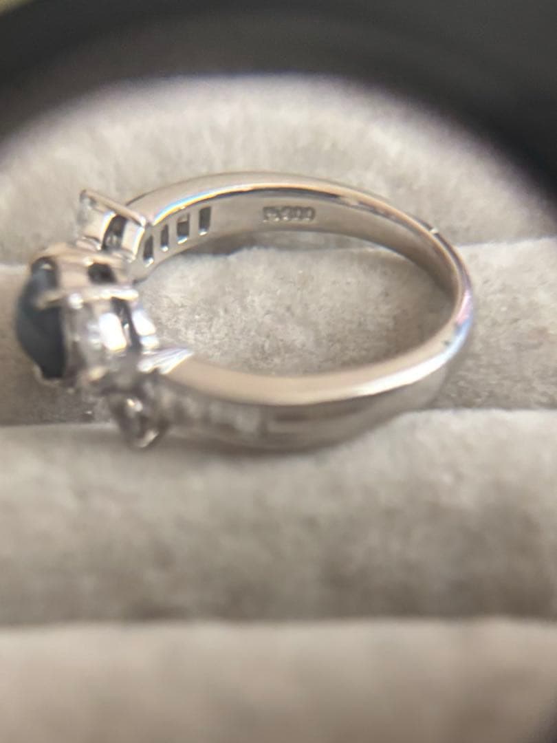 アレキサンドライトキャッツアイ　リング