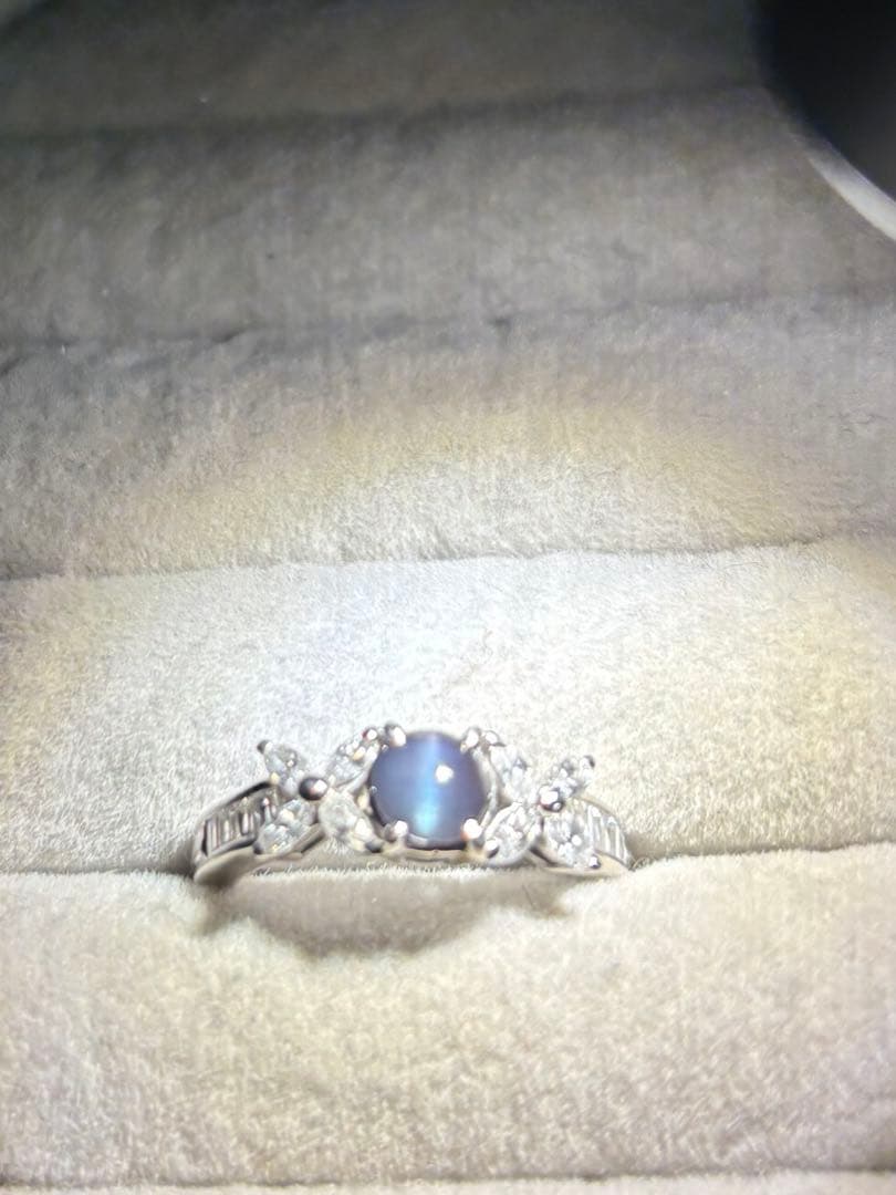 アレキサンドライトキャッツアイ　リング