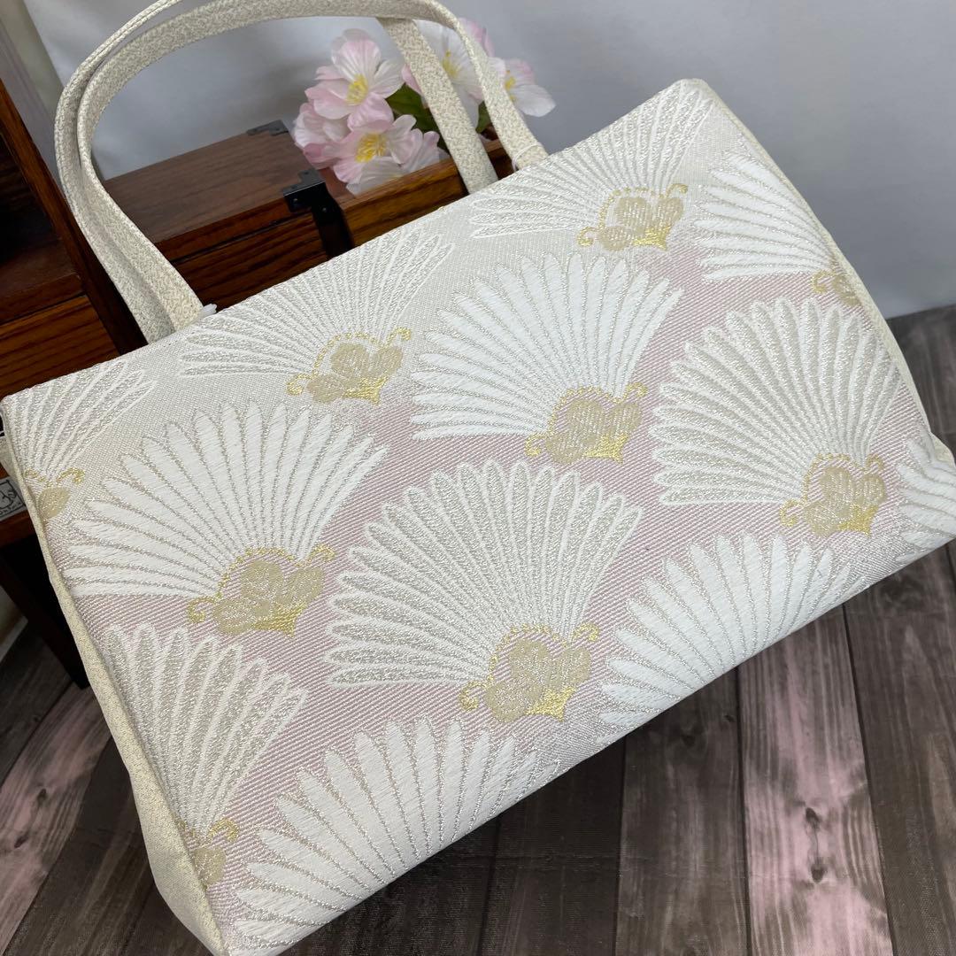 初売りSALE❣️✨西陣帯地使用✨大容量手提げバッグ　新品