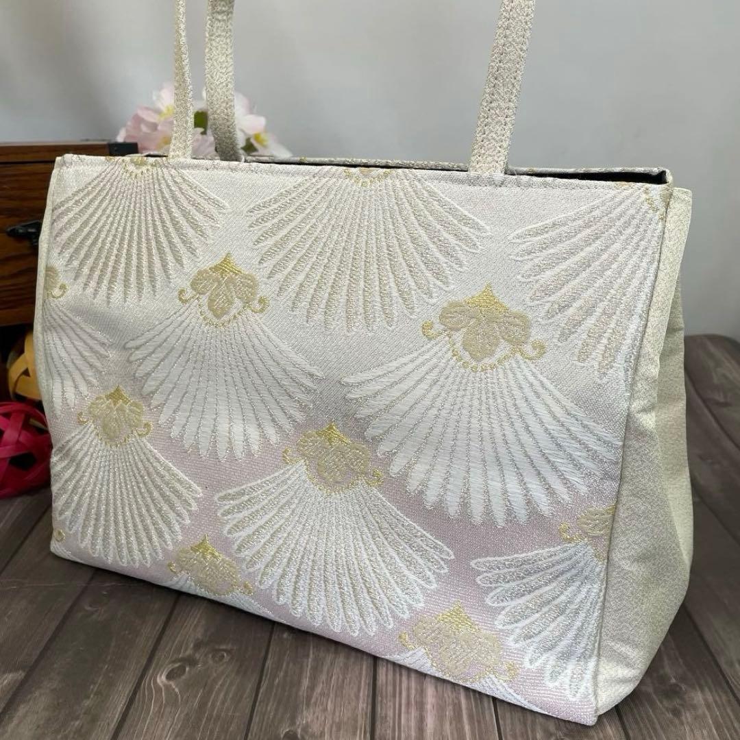 初売りSALE❣️✨西陣帯地使用✨大容量手提げバッグ　新品