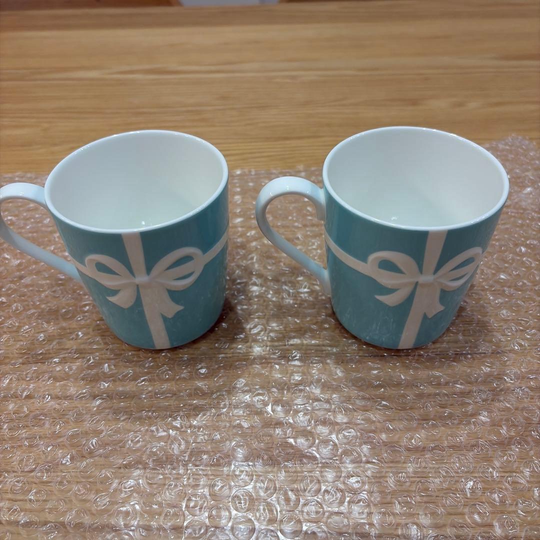 ティファニー マグカップ/プレート(24cm) ブルーリボン