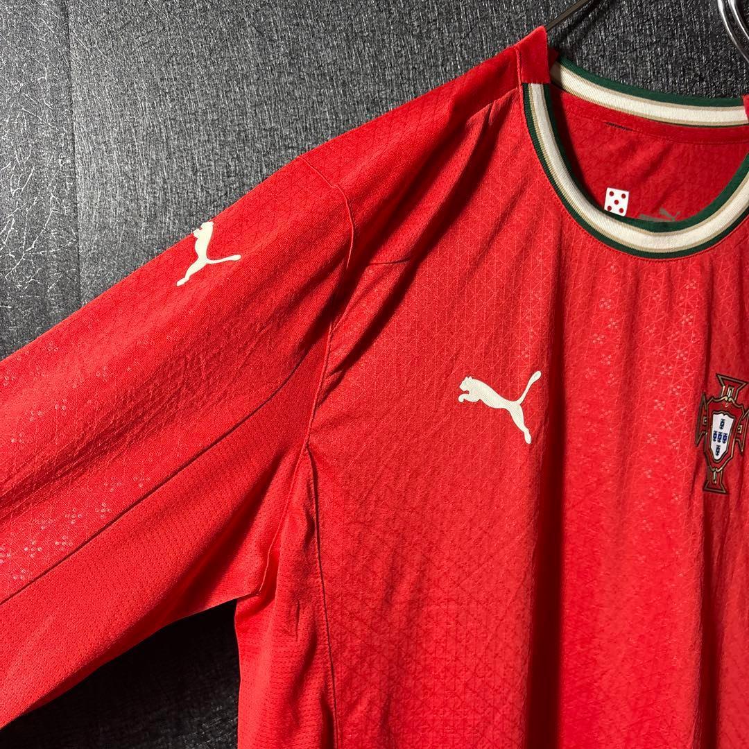 【★ポルトガル】 PUMA 古着 サッカー メンズ ユニフォーム 長袖 2XL