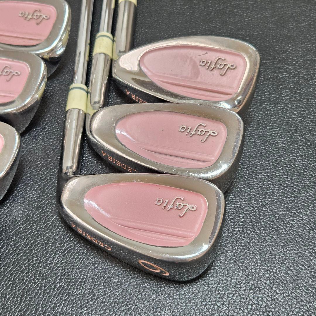 レディース　CEDEIRA lafia アイアン 7本セット ピンク 初心者