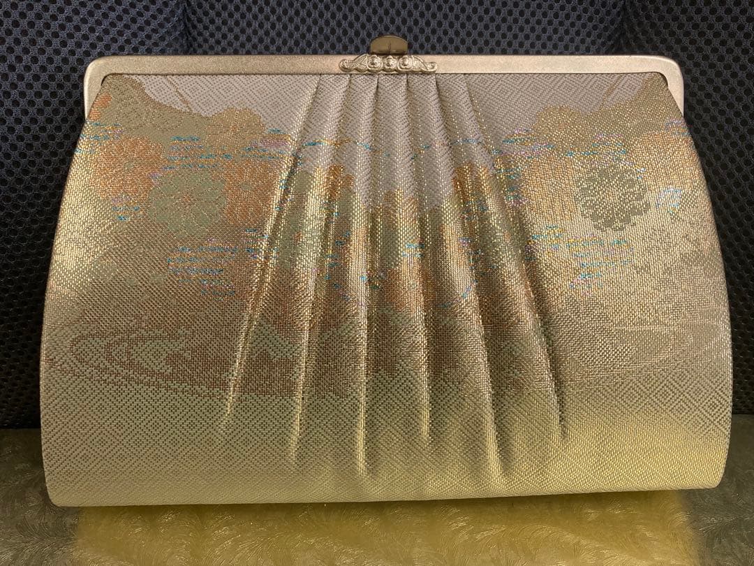 a*n様 H 和装用バッグ 草履 セット ゴールド
