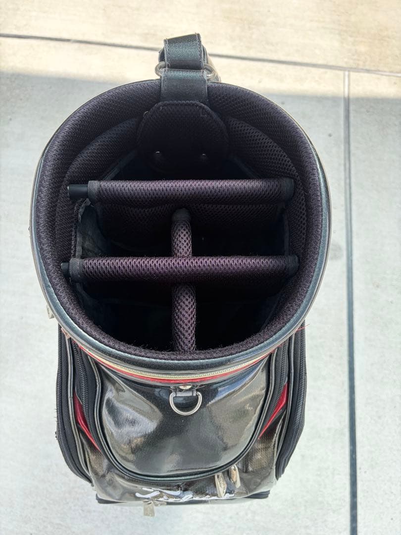 Titleist ゴルフバッグ・キャディバッグ 黒/赤