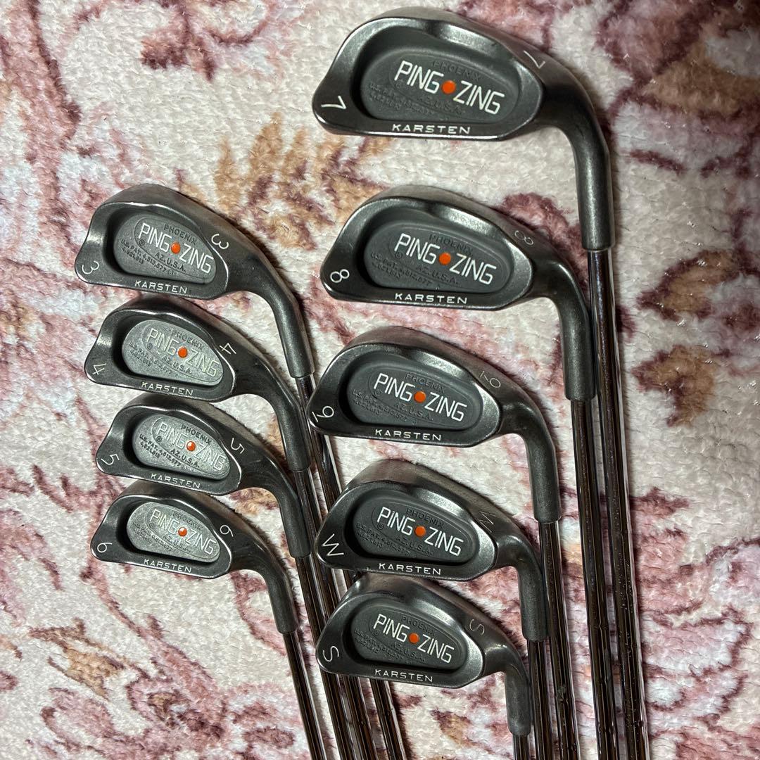 ピン　PING ZING アイアンセット 9本　スチールシャフト