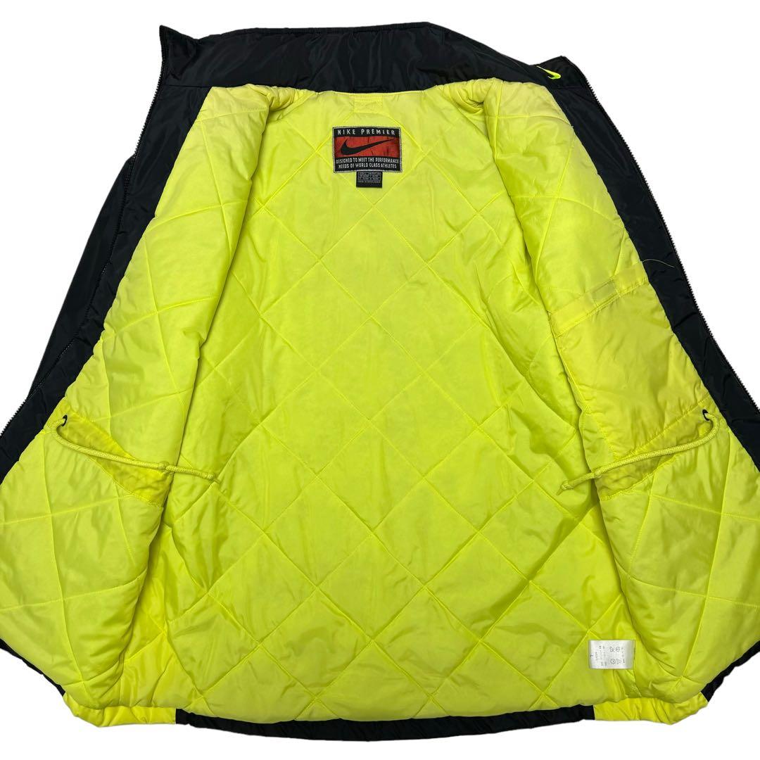 90s ドルトムント ベンチコート 中綿ジャケット ブラック ナイキ バイエルン