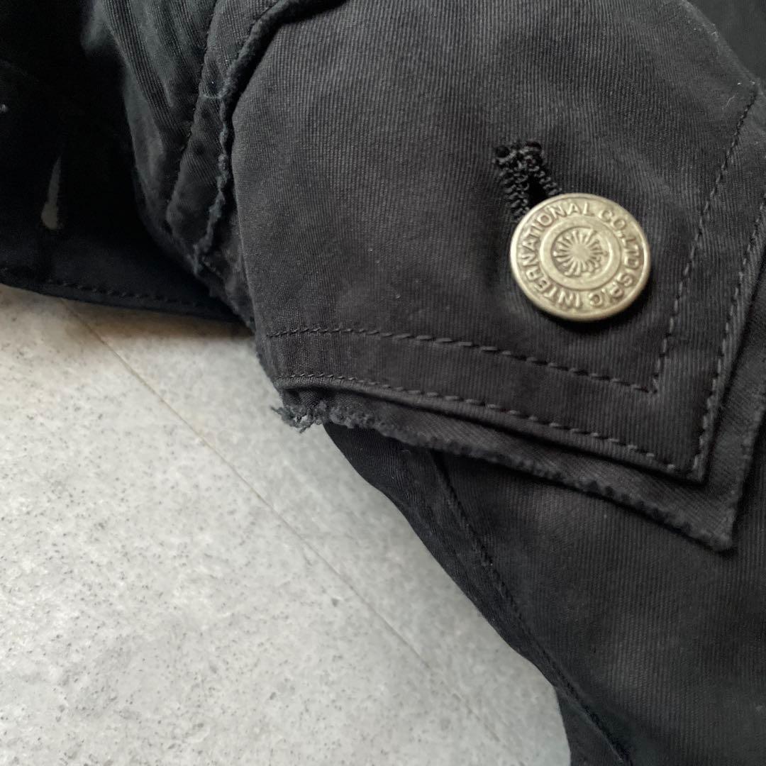 Tornado Mart 短丈ジャケット ダメージ細身 グランジ y2k お兄系