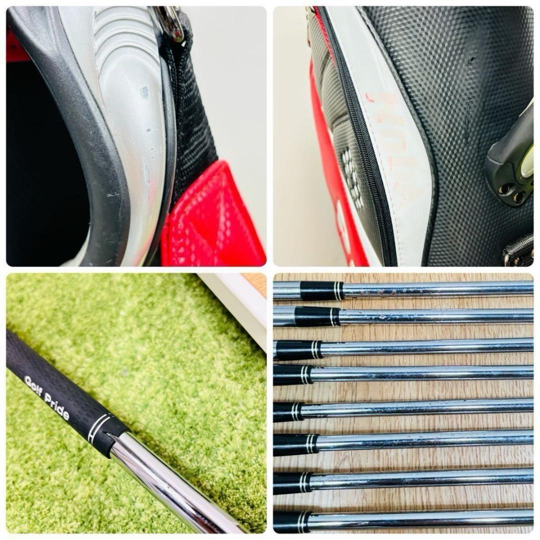 スリクソン　ZX　メンズ　ゴルフセット　11本　キャディバッグ　フレックスS