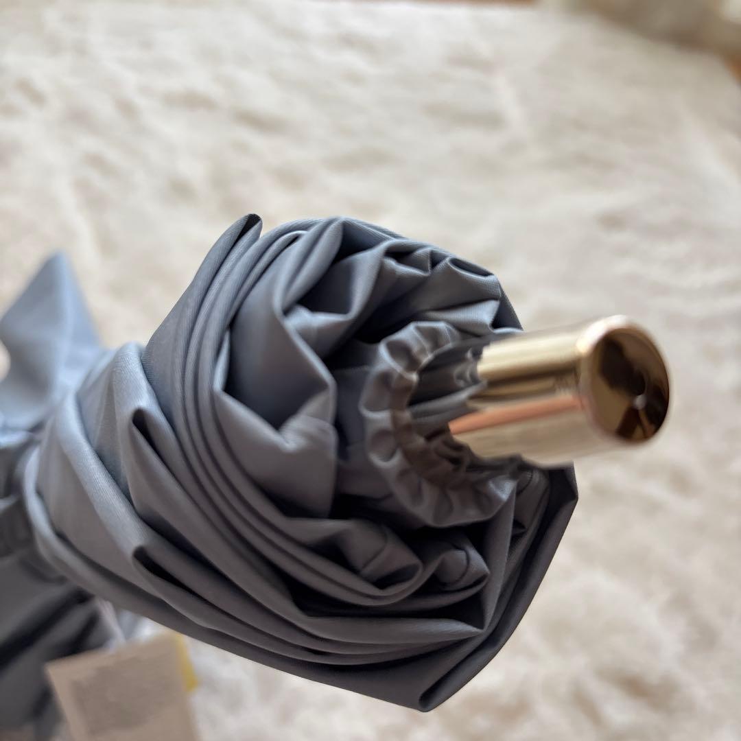 新品　ランバンオンブルー　晴雨兼用 日傘　グレー　送料込み