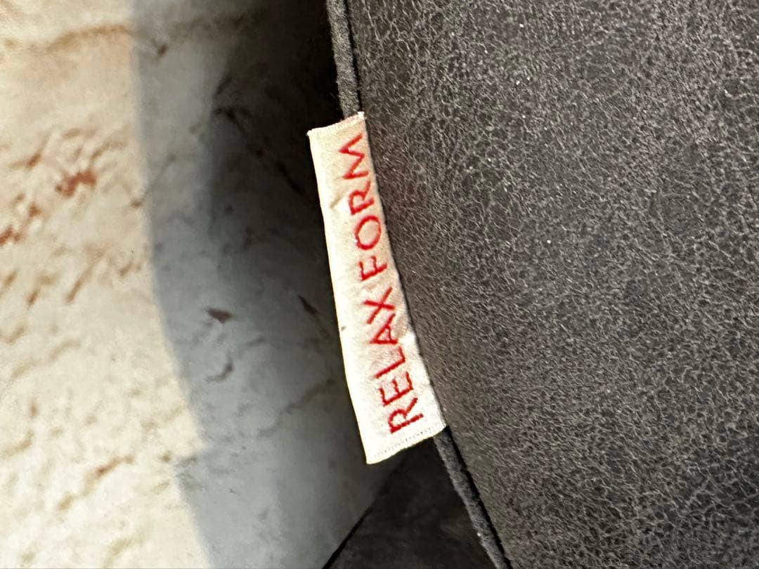 RELAX FORM レザーテックス カウチソファ チャコールブラック高級モデル