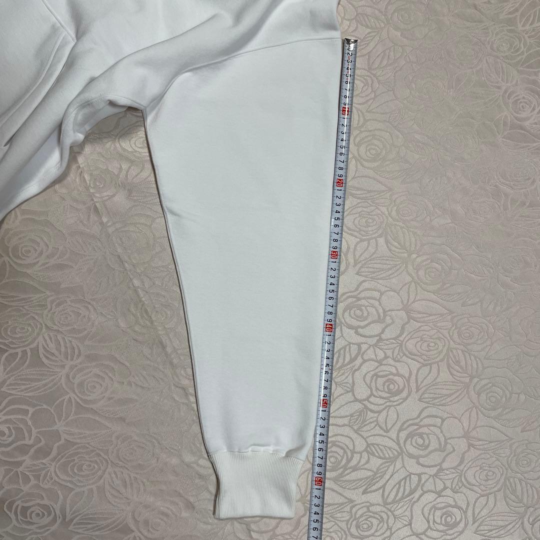 タグ付き新品THE NORTH FACE ホワイト パーカー裏起毛　XL