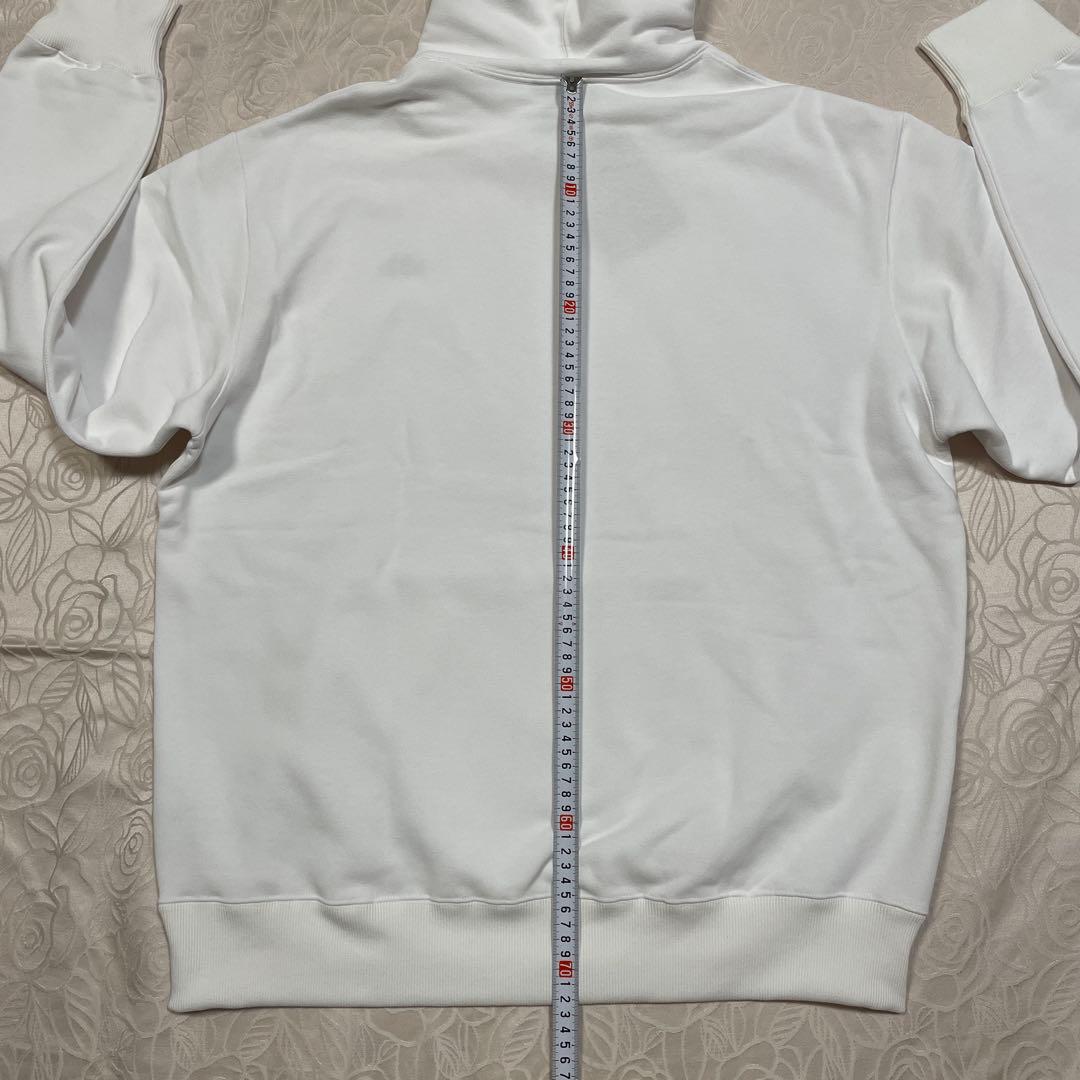 タグ付き新品THE NORTH FACE ホワイト パーカー裏起毛　XL