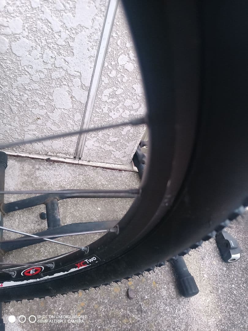 EASTON　XC TWO MTB中古ホイール タイヤ・チューブ付