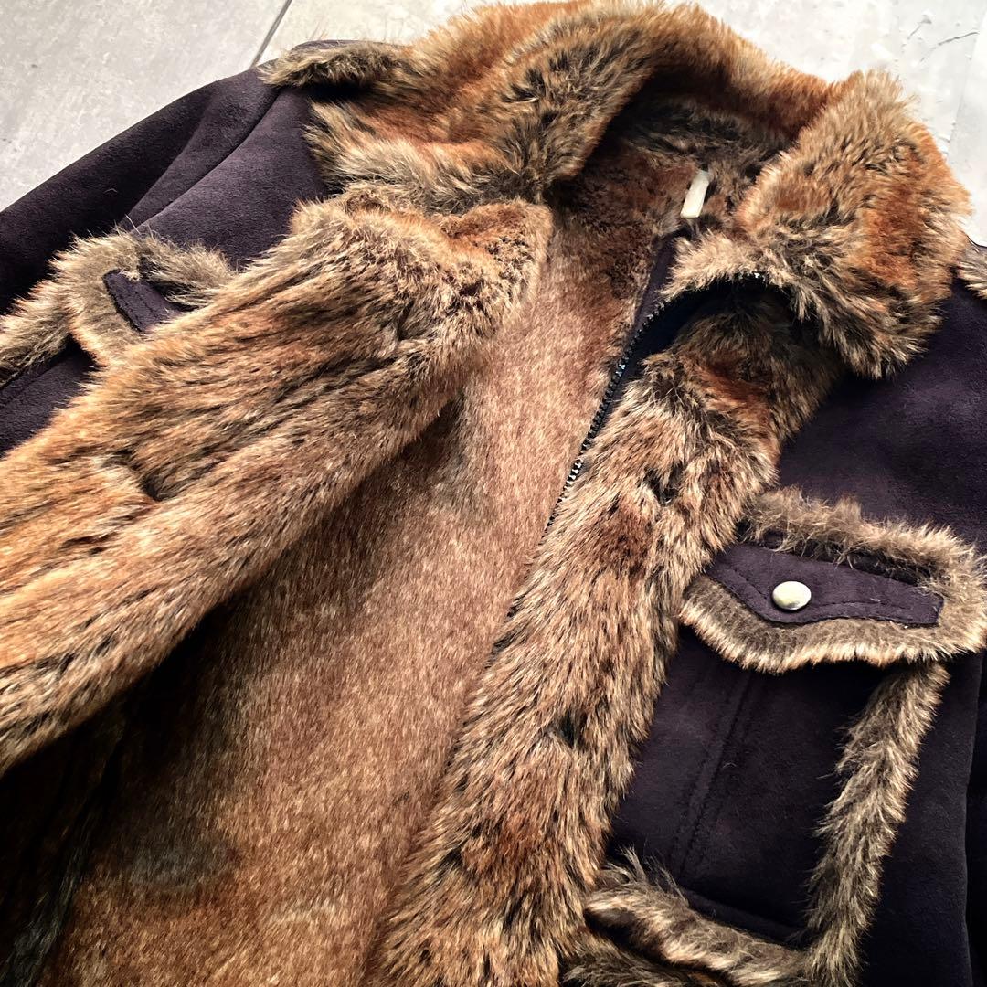 ジャケット・アウター archive 00s fur jacket y2k grunge rock