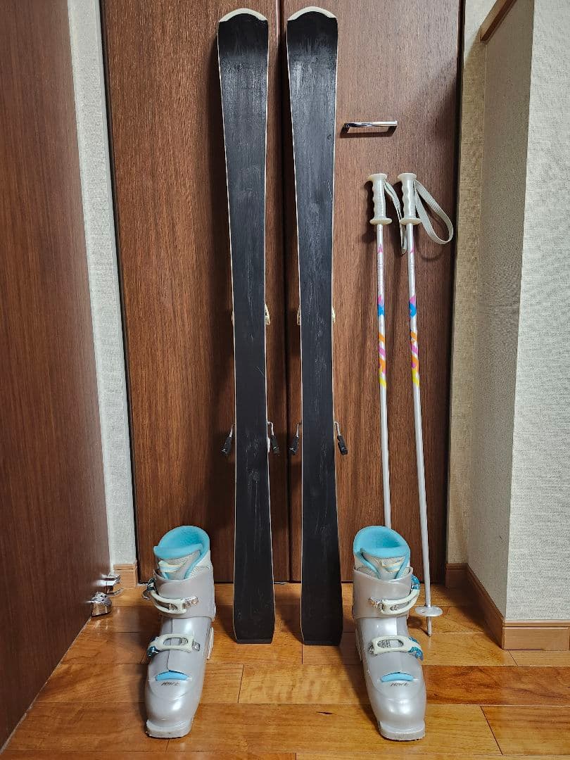 子供スキーセット　 サロモン　 板130cm ジュニア