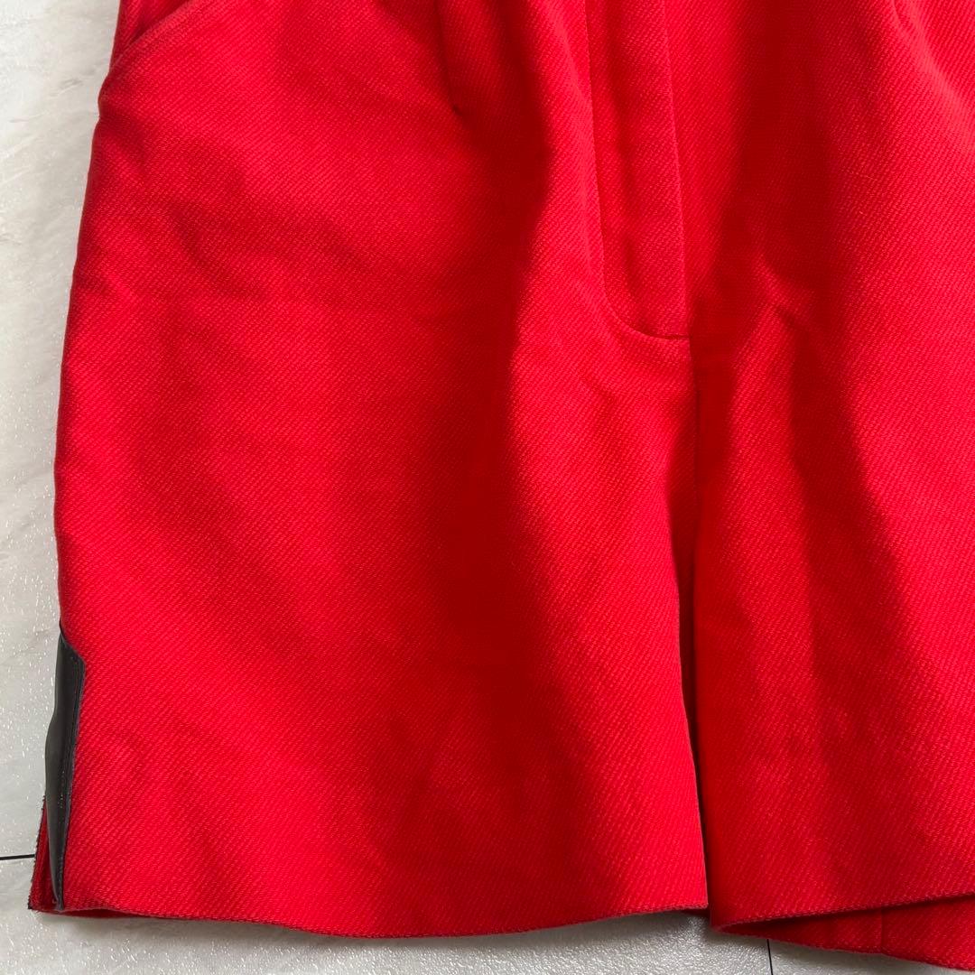 アルチビオ archivio ゴルフ ショートパンツ ロゴ 赤 36