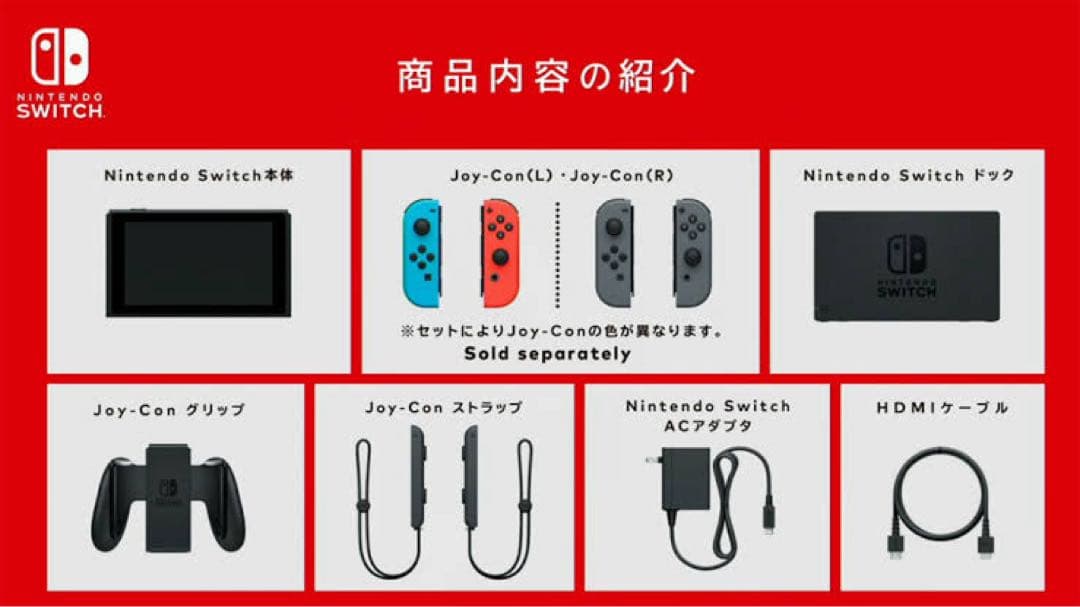 【美品】Nintendo Switch 本体（グレー） 保護フィルム/ケース付き
