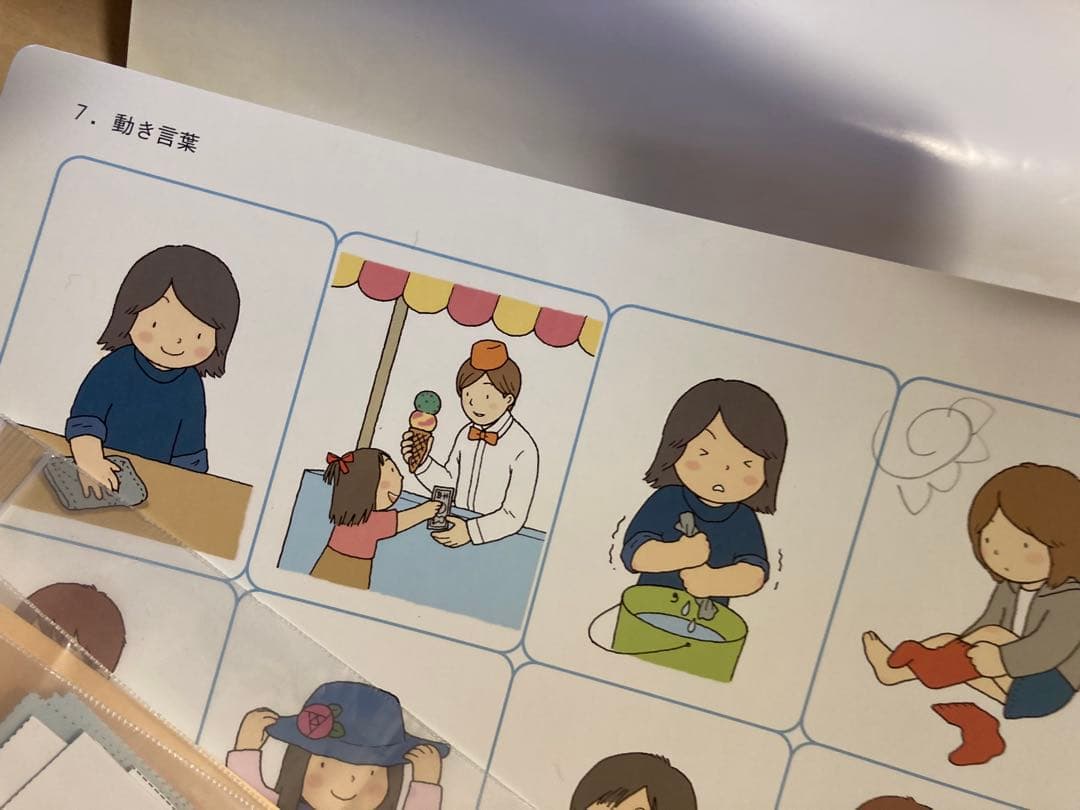 こぐま会おけいこカード 01-12 切り離し済　ひとりでとっくん365 11冊付