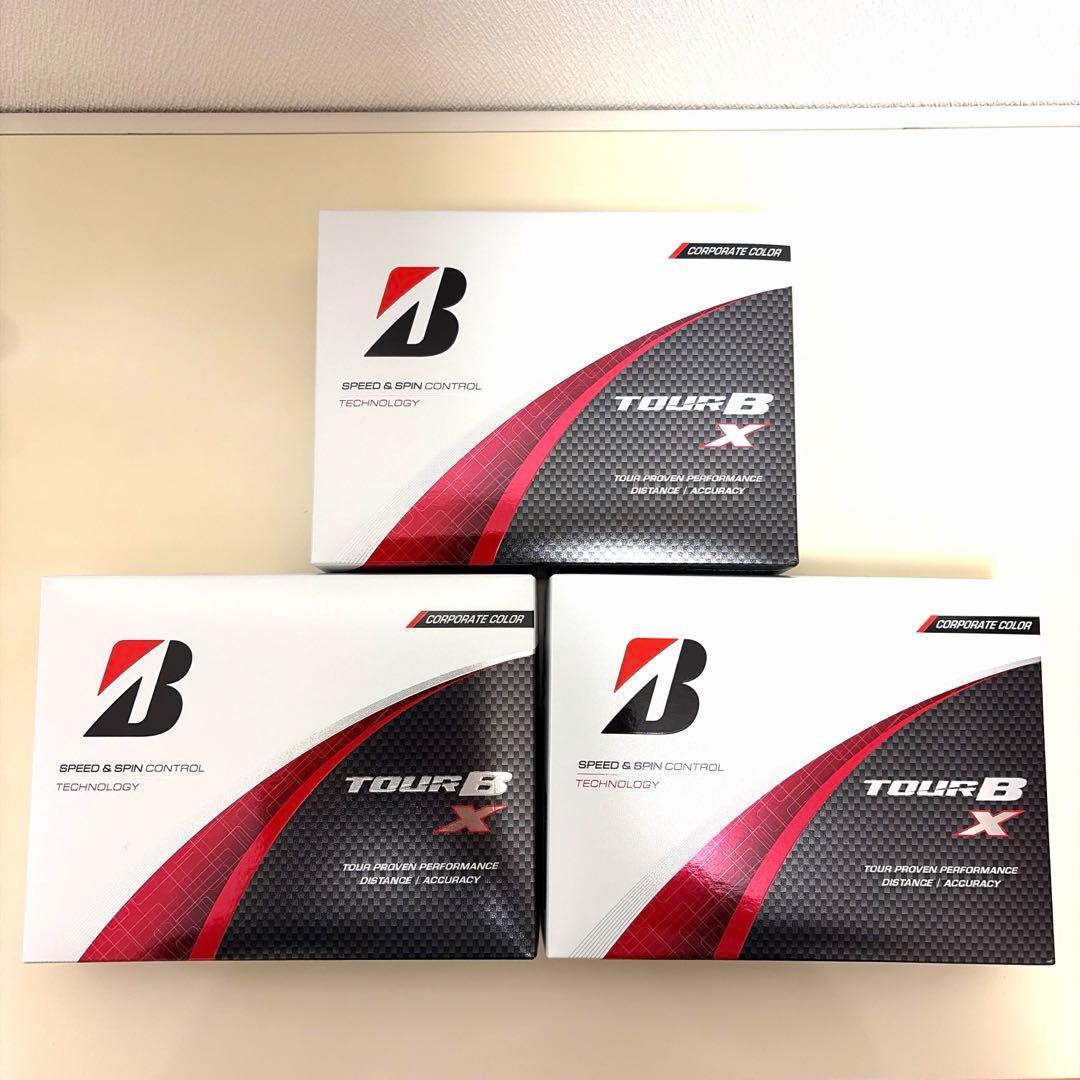 【3ダース】ブリヂストン TOUR B X ゴルフボール