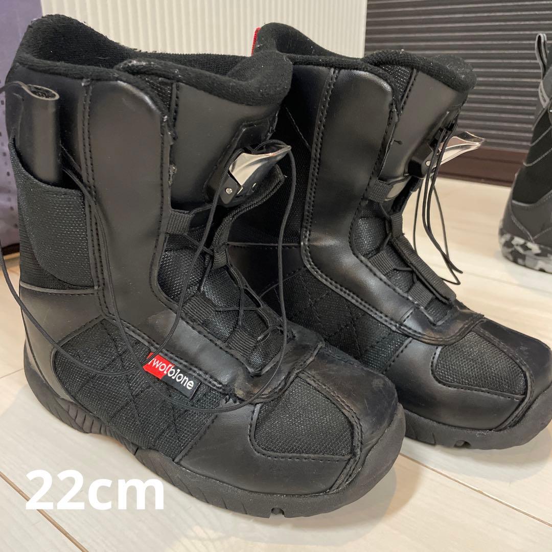 spoonキッズスノーボード4点セット　120cm