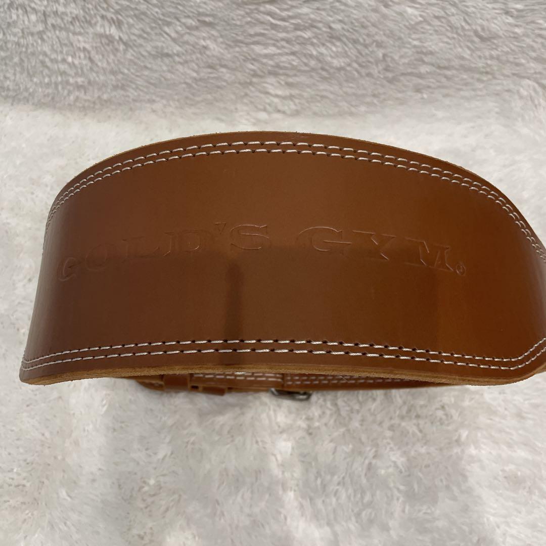 GOLD'S GYM プロレザーベルト ゴールドジム パワーベルト M