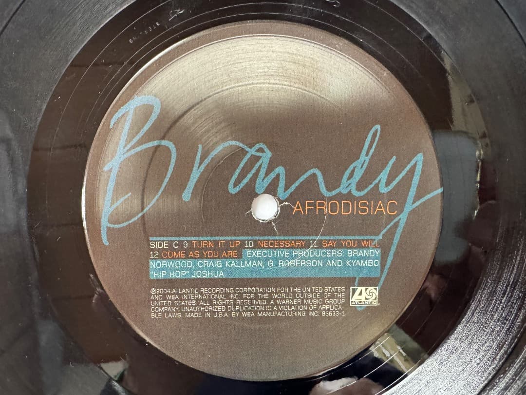 【再生確認済】Brandy ブランディ/Afrodisiac【Sterling】