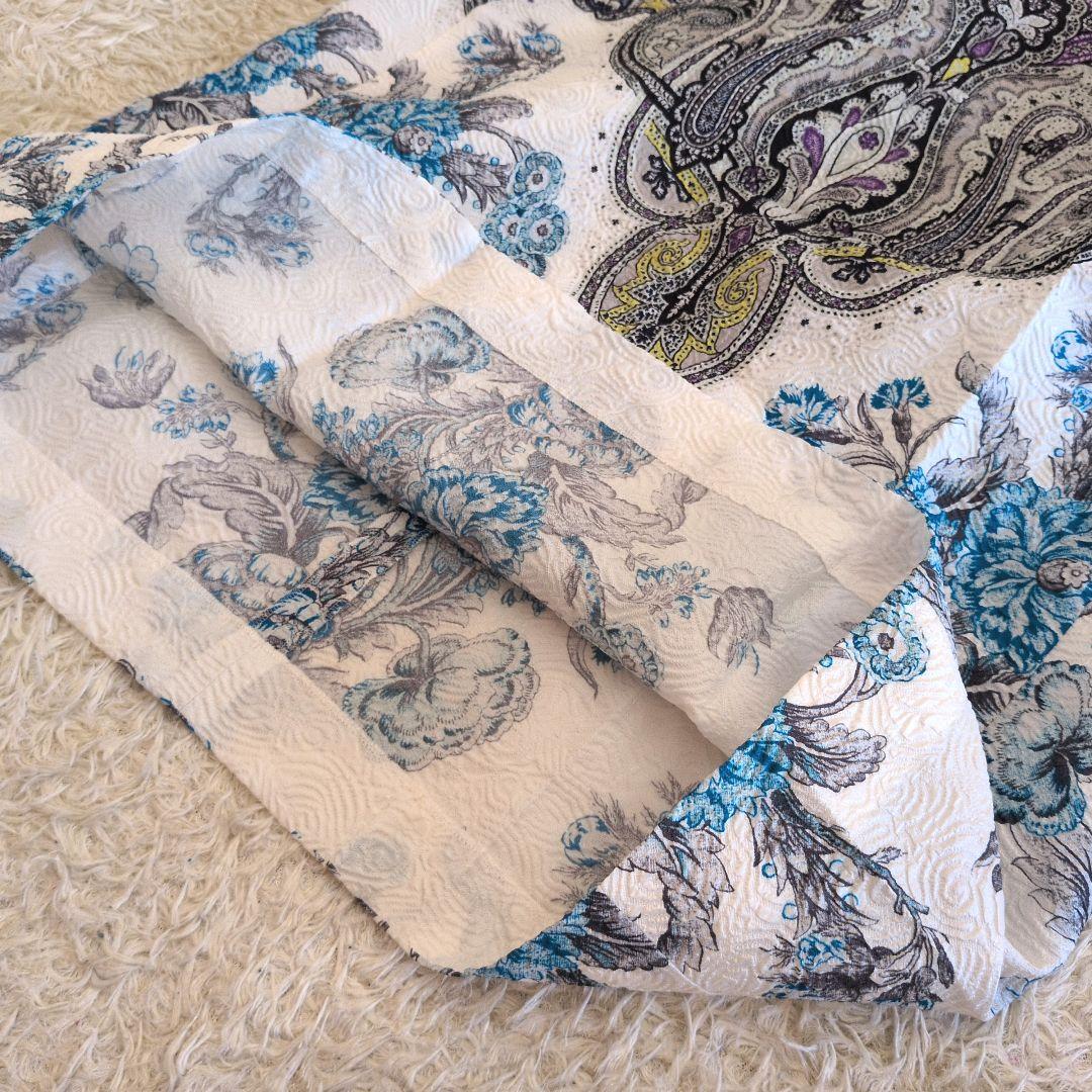 タグ付き★イタリア製★希少サイズ44 ETRO　シルク　ワンピース　花柄