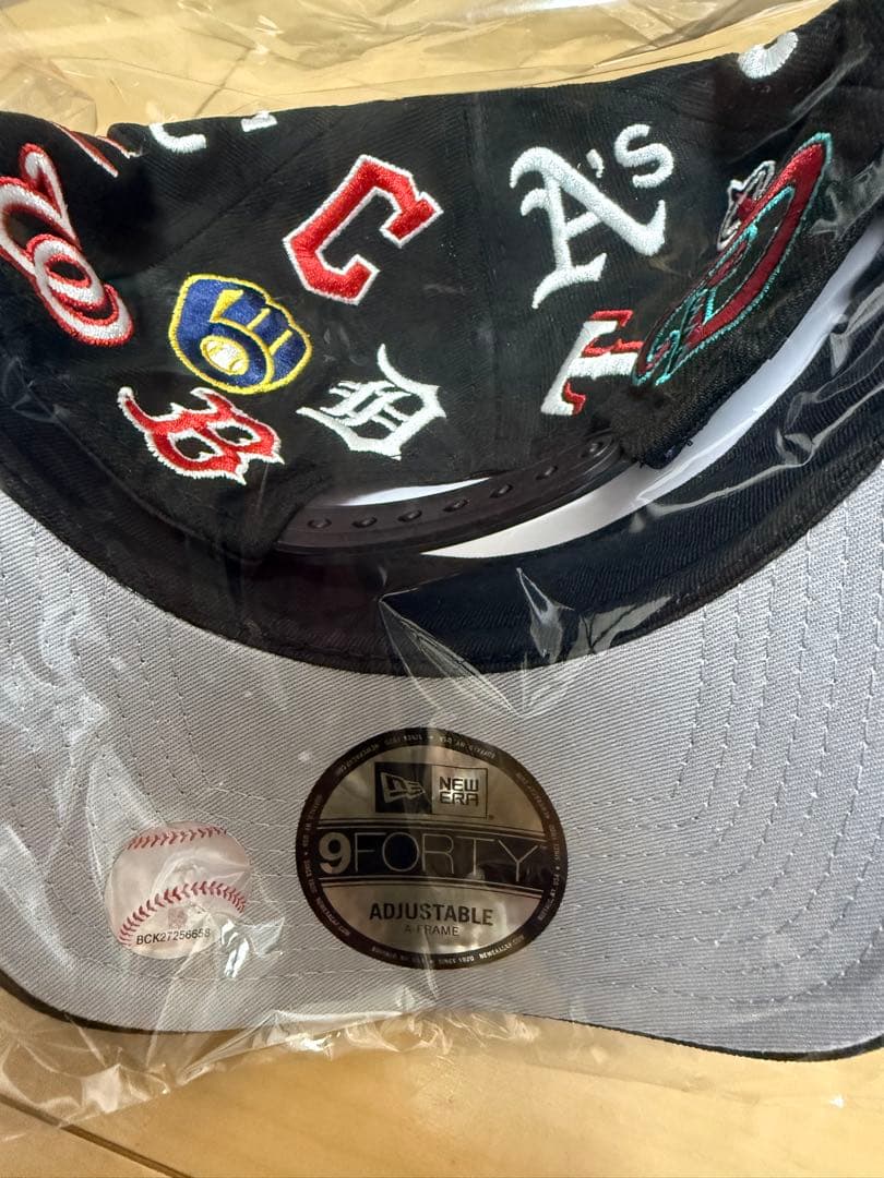 ニューエラ 帽子 海外限定 MLB All Over 9FORTYレア　 正規品