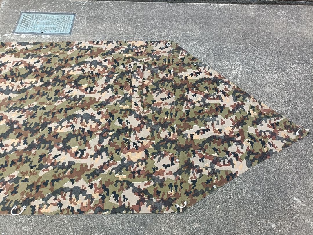 【美品】西ドイツ軍 アメーバカモ パップテント 1956年