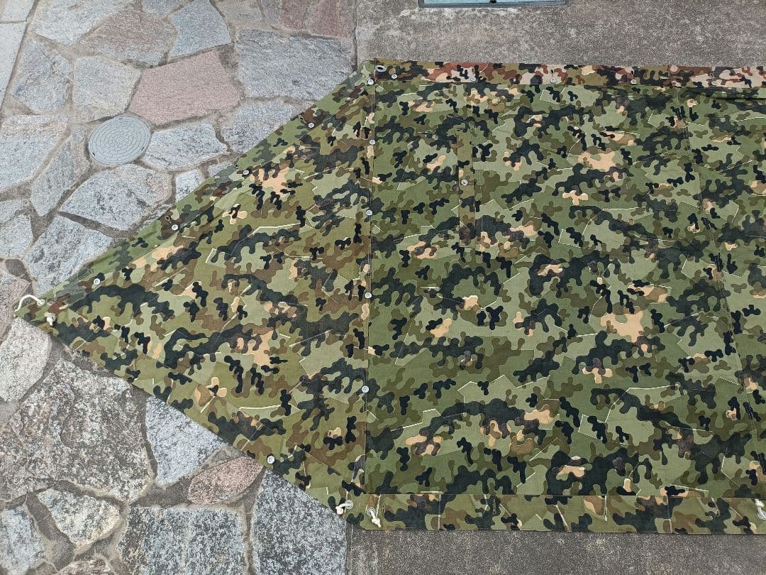 【美品】西ドイツ軍 アメーバカモ パップテント 1956年