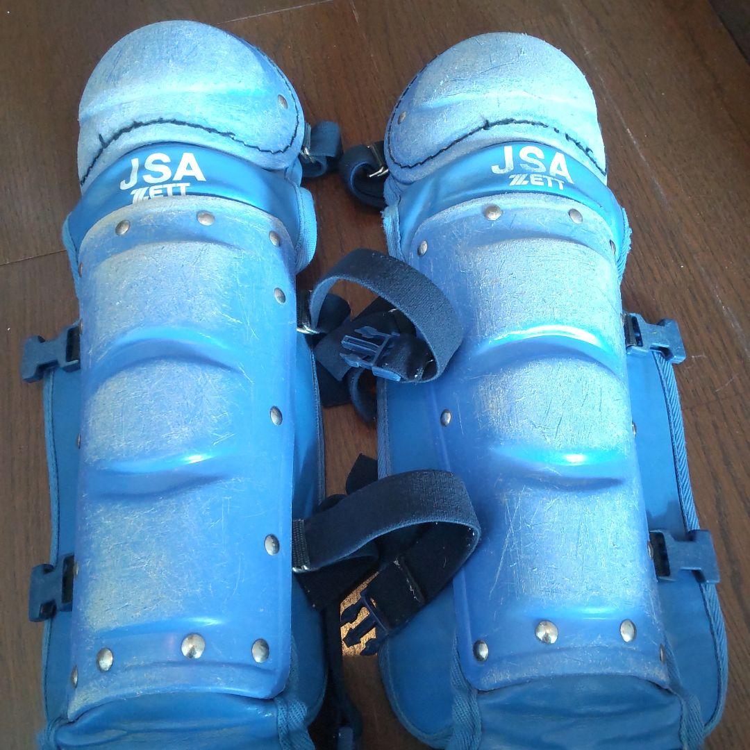 JSA ZETT ソフトボール キャッチャー 防具 一式 青