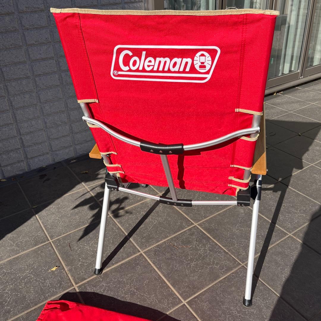 ★希少★Coleman Lay Chair コールマン　レイチェア　レッド①