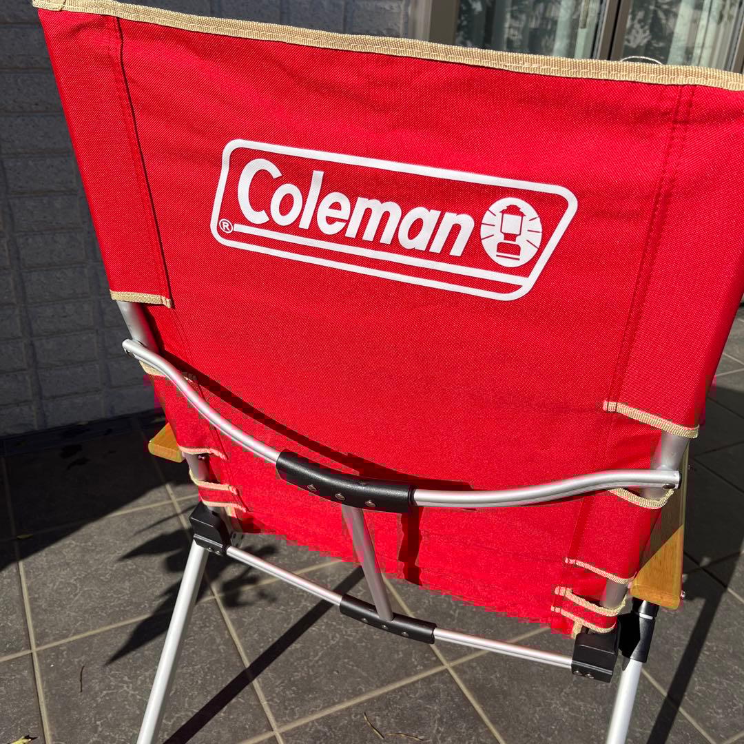 ★希少★Coleman Lay Chair コールマン　レイチェア　レッド①