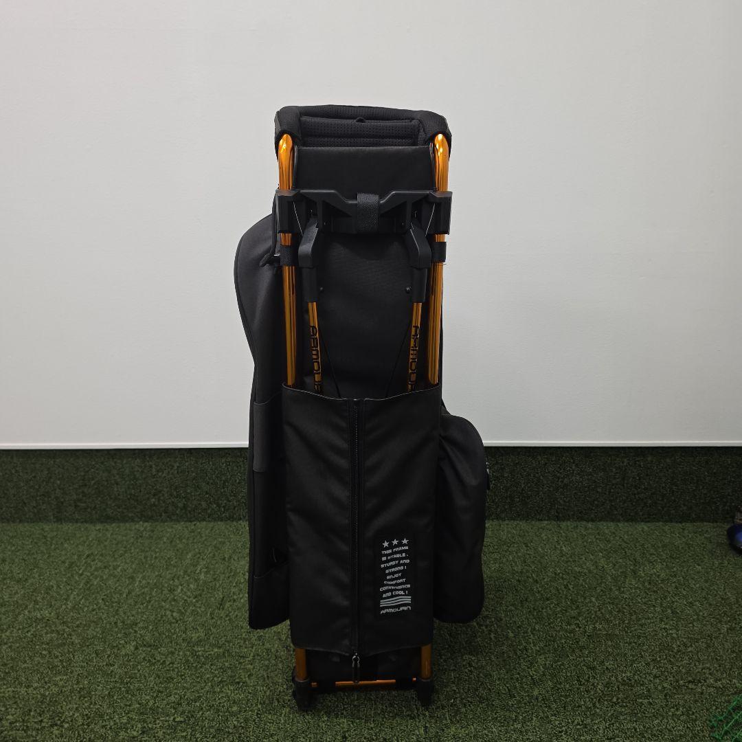 ゴルフスタンドバッグ アーマーインARMORIN　ブラック2024パイプフレーム