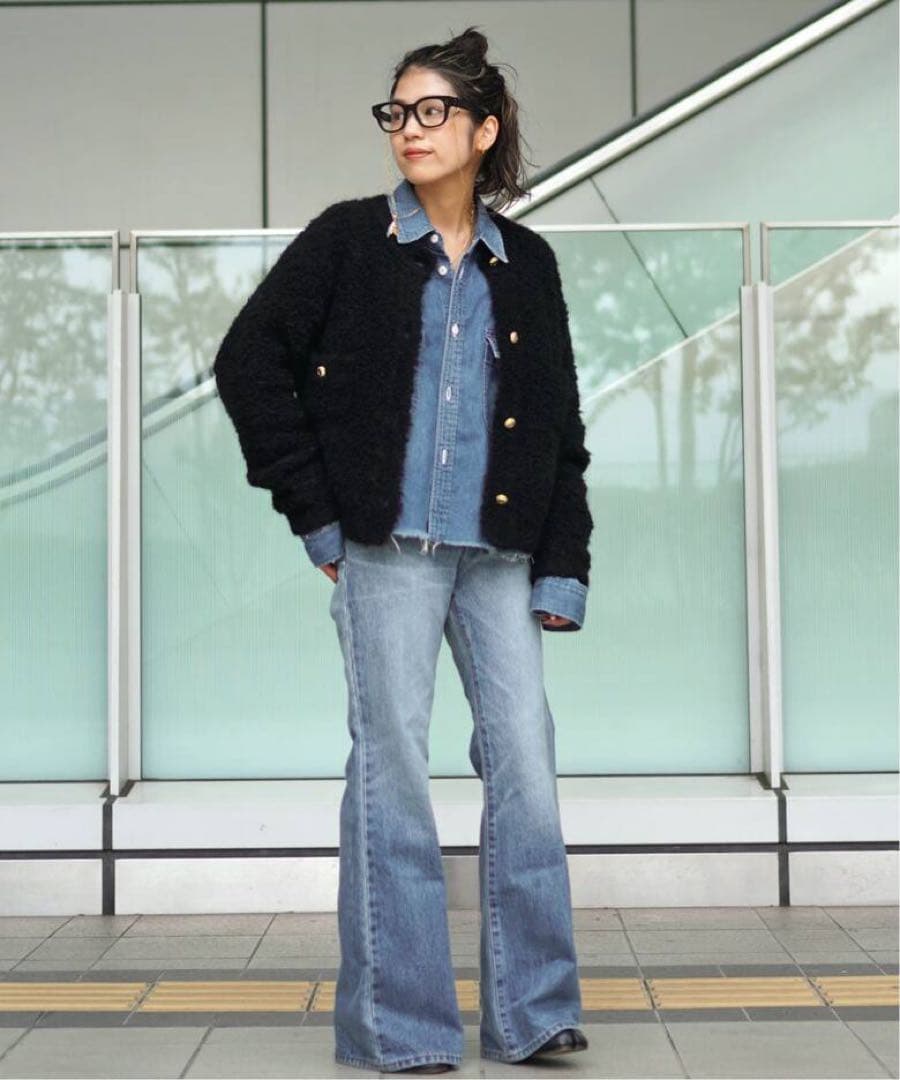 AP STUDIO購入　ニットジャケット