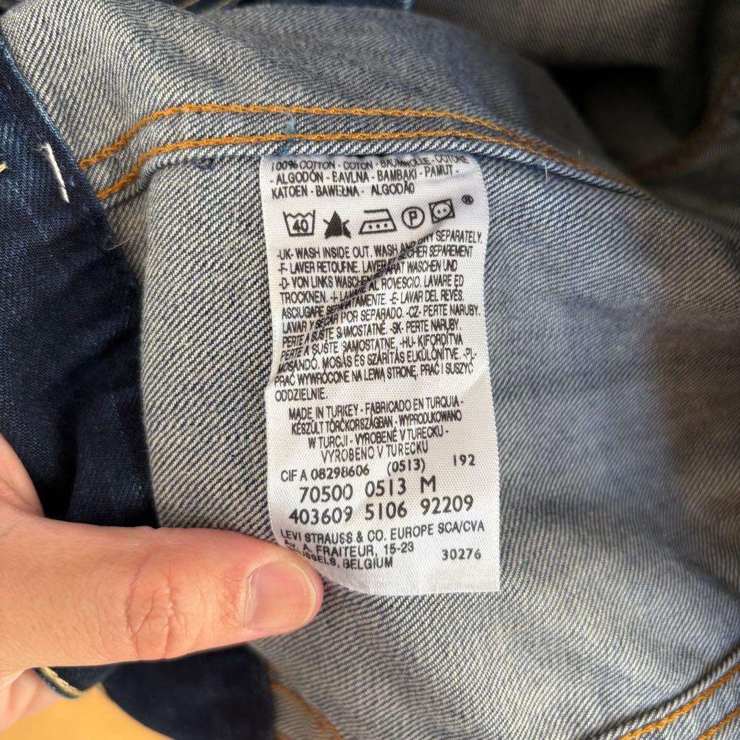 Levi’s リーバイス 70500 濃紺M ユーロ 4th 3rd型